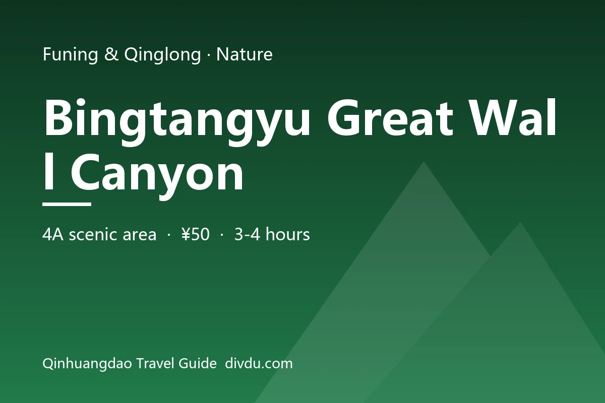 Bingtangyu Great Wall Canyon