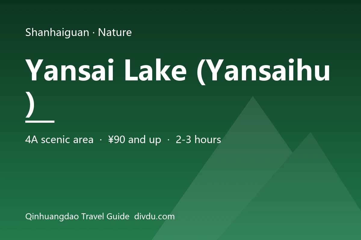 Yansai Lake (Yansaihu)